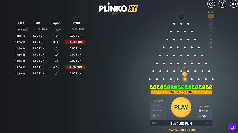 Plinko XY Slot